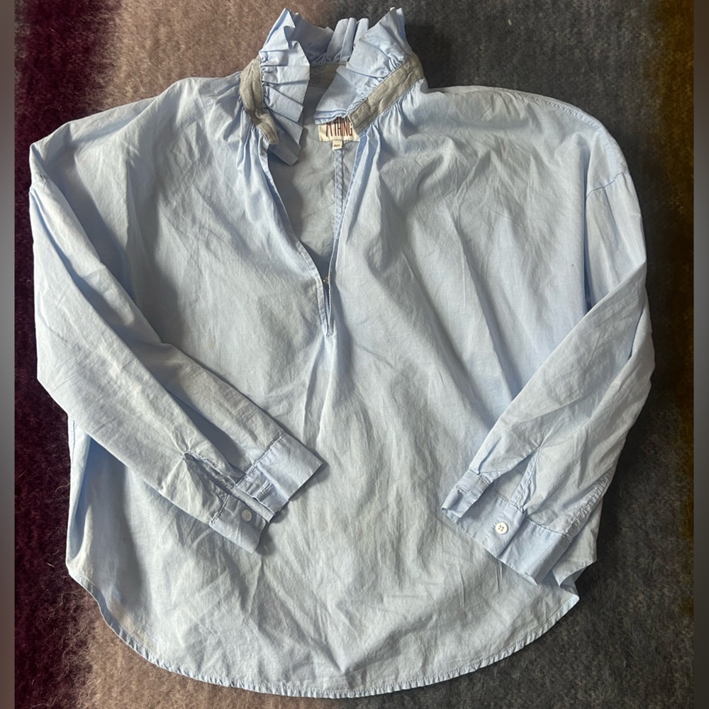 A Shirt Thing Penelope Shirt - Light blue